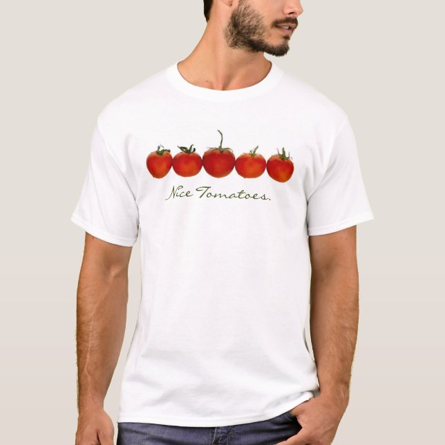 Trevliga Tomatoes. Tee (Framsida)