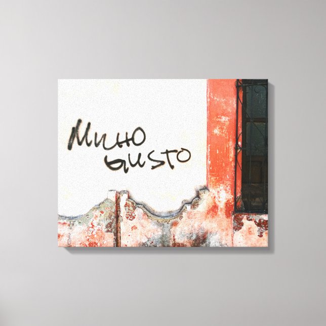 Trevligt att träffas. canvastryck (Framsida)