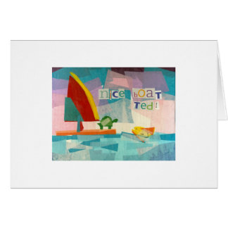 Trevligt fartyg, Ted! Hälsningskort