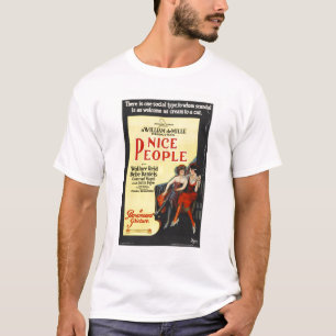 Trevligt folk 1922 tyst filmaffisch tee