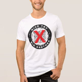 Trevligt Försök Storebror Anti Digital ID T Shirt