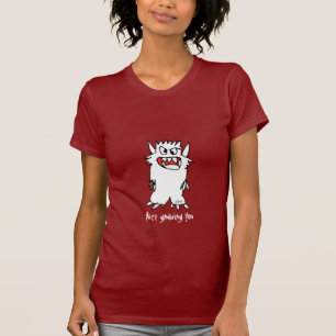 Trevligt gnaga dig - tecknadmonster tee shirt