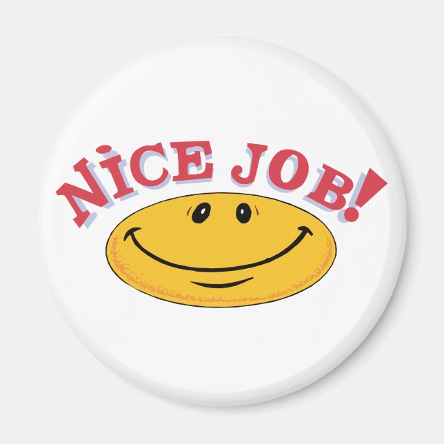 Trevligt jobb! magnet (Framsidan)