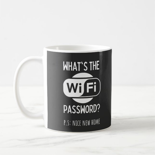 trevligt nytt hem kaffemugg (Vänster)