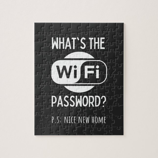 trevligt nytt hem pussel (Vertikal)