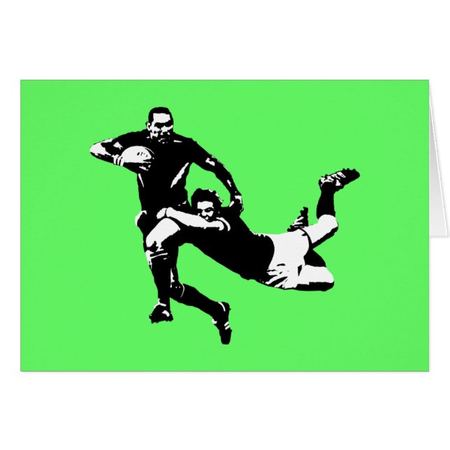 Trevligt redskap, Rugby Hälsningskort (Framsidan Horizontal)