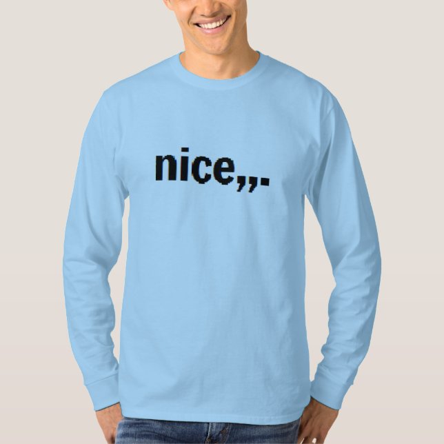 trevligt. T-tröja Tröja (Framsida)