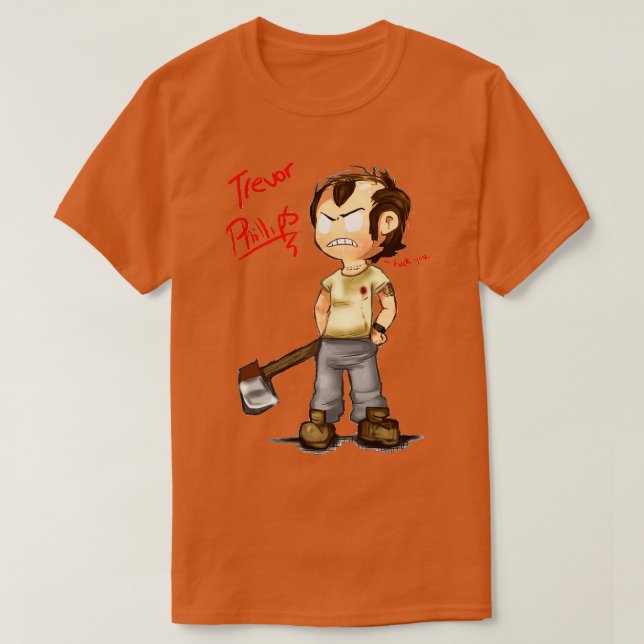 Trevor Ax Classic TShirt T Shirt (Design framsida)