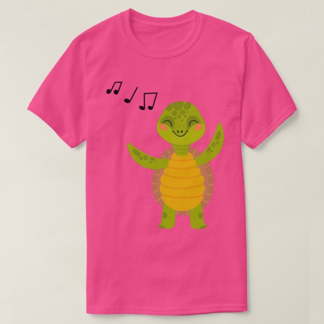 Trevor Turtle Dancing T Shirt (Design framsida)