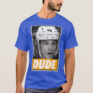 Trevor zegras professionell glass hockey-spelare t shirt