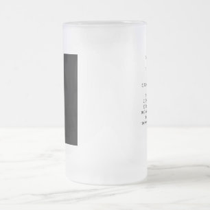 Trevors regler för liv frostat ölglas