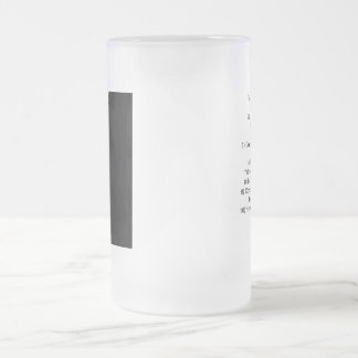 Trevors regler för liv frostat ölglas