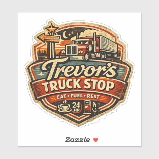 Trevors Truckstopp Klistermärken (Ark)