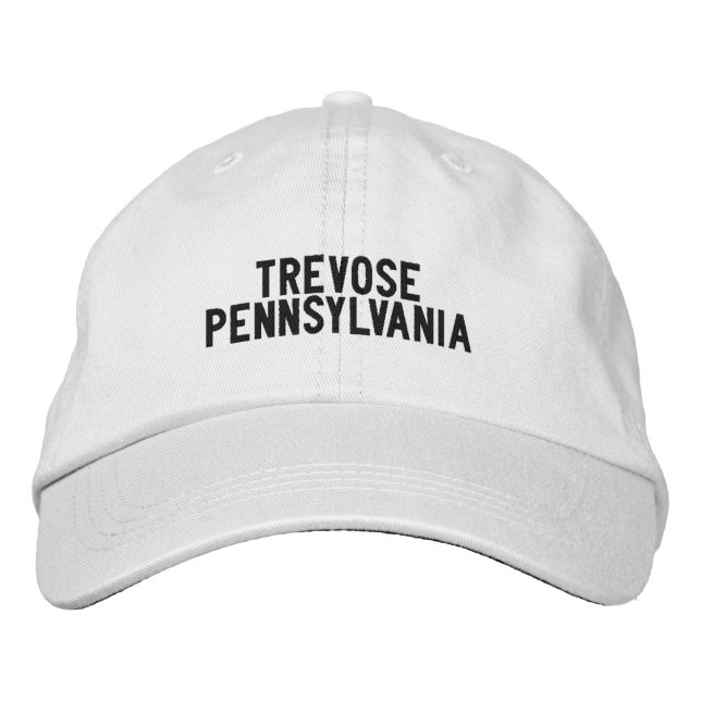 Trevose Pennsylvania Hatt Broderad Keps (Framsida)