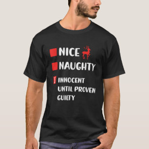 Trevsamma Stygga Oskyldiga Tills De Blir Dömd T Shirt