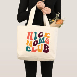 Trevtlig Mamma Klubb Souvenir Retro Stil Groovy Jumbo Tygkasse