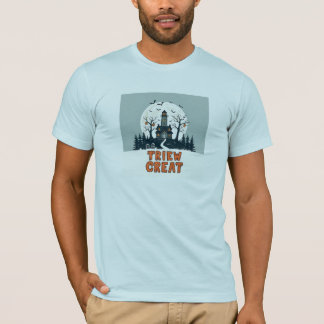 Trew Creat: Taloky Haunted House Halloween Natten T Shirt