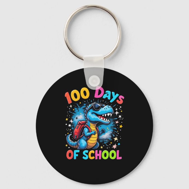 Trex 100 dagar Smartare 100-dagarsdag i skolan 100 Nyckelring (Framsida)