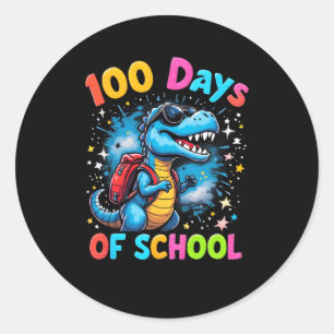 Trex 100 dagar Smartare 100-dagarsdag i skolan 100 Runt Klistermärke