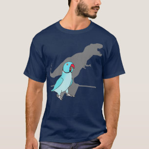Trex Blue Indian ringnacke Pet Birb memes Parrot T Shirt