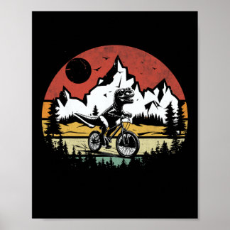 Trex cyklar cykel Vintage mountainbike Dino T Poster