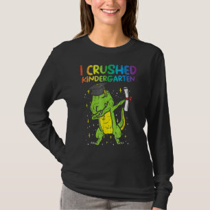 Trex Dab I krossade Kindergarten förra dagen Gradu T Shirt