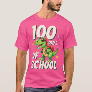 Trex Dino Kids Småbarn Boys 100 dagar skoldin T Shirt