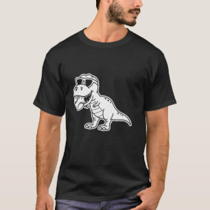 Trex Dinosaur Baseboll Sport Spelare Fan Fångare D T Shirt