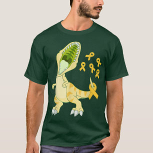 Trex Dinosaur Dino Costume Childnature Cancer Awar T Shirt