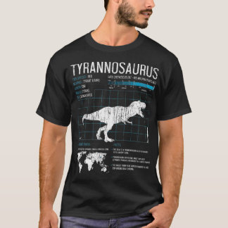 TRex Dinosaur FactsTyrannosaurus Science T Shirt