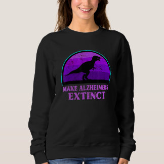 Trex Dinosaur Gör att Alzheimers Utdödar medvetenh T Shirt