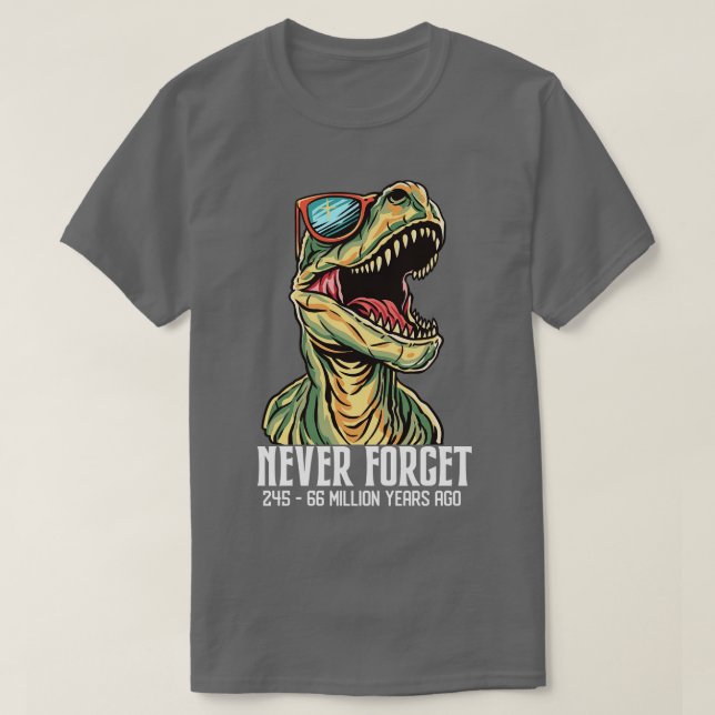 TRex Dinosaur presenterar Manar Women Kids Funny D T Shirt (Design framsida)