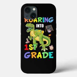 Trex Dinosaur Roaring in i första Klass tillbaka t