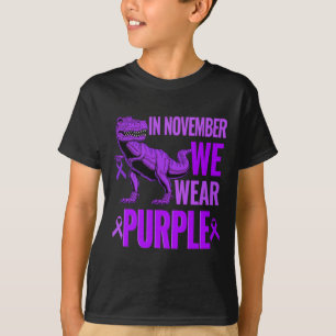 Trex- dosering i november Vi Bära Lila epilepsi T Shirt