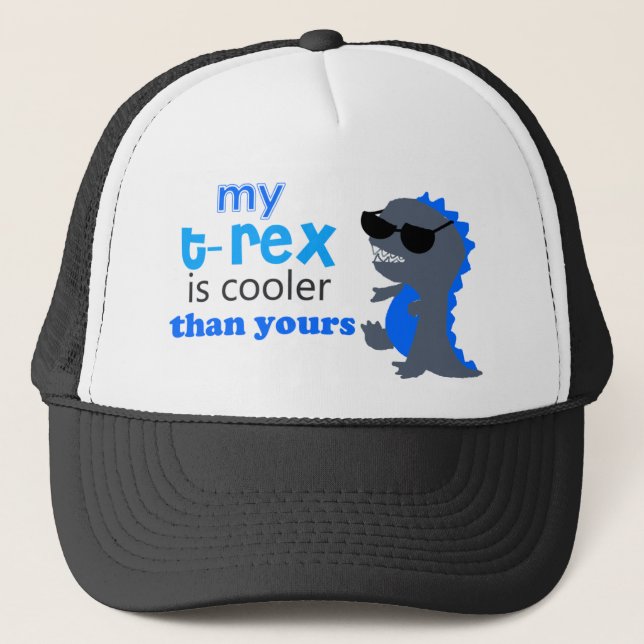 Trex för T-rex Dinosaurskjorta Truckerkeps (Framsida)