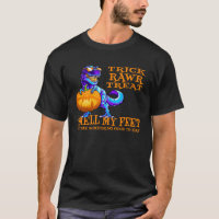 TRex Halloween Bus eller godis Smell My Feet Dinos