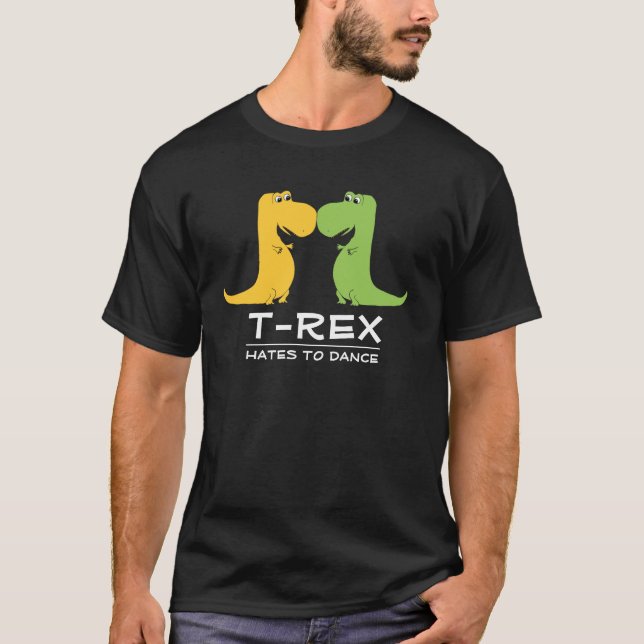 TRex hat att dansa den roliga T-skjortan T Shirt (Framsida)