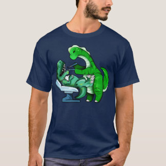 TREX hos Brachiosaurus tandläkare T Shirt