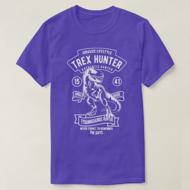TRex Hunter T Shirt (Design framsida)