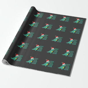 TRex julafton Presentpapper