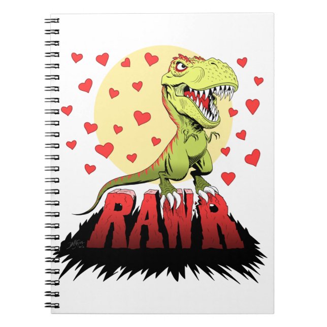 Trex Rawr Anteckningsbok (Framsidan)