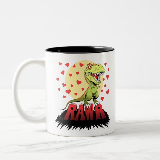 Trex Rawr Två-Tonad Mugg (Vänster)