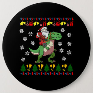 TRex Santa Rider jul Tyrannosaurus Dino Knapp