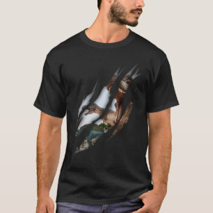 Trex Spinosaurus Torn Klo Dino Älskare T Shirt