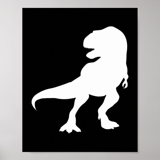 TRex Trex Tyrannosaurus Jurassic Dino Funny Coola  Poster (Framsidan)