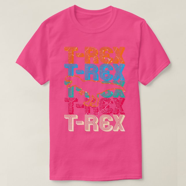 TRex Tyrannosaurus Dino Dinosaur T Shirt (Design framsida)