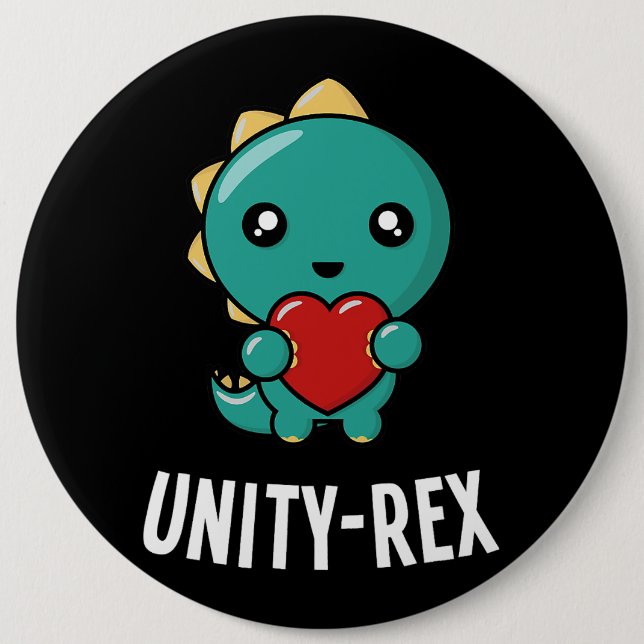 TRex UnityRex-antibullyin för Kind Dinosaur Knapp (Framsida)