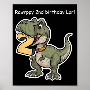 trexbitande på nummer 2 poster