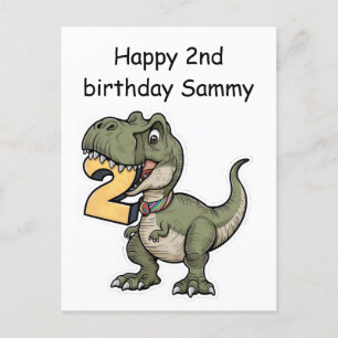 trexbitande på nummer 2 vykort