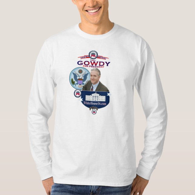 Trey Gowdy för den presidentLongsleeve T-tröja Tröja (Framsida)